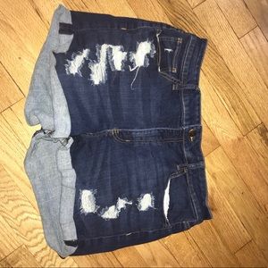 Favorite Curvy Shortie High Rise Jean Shorts